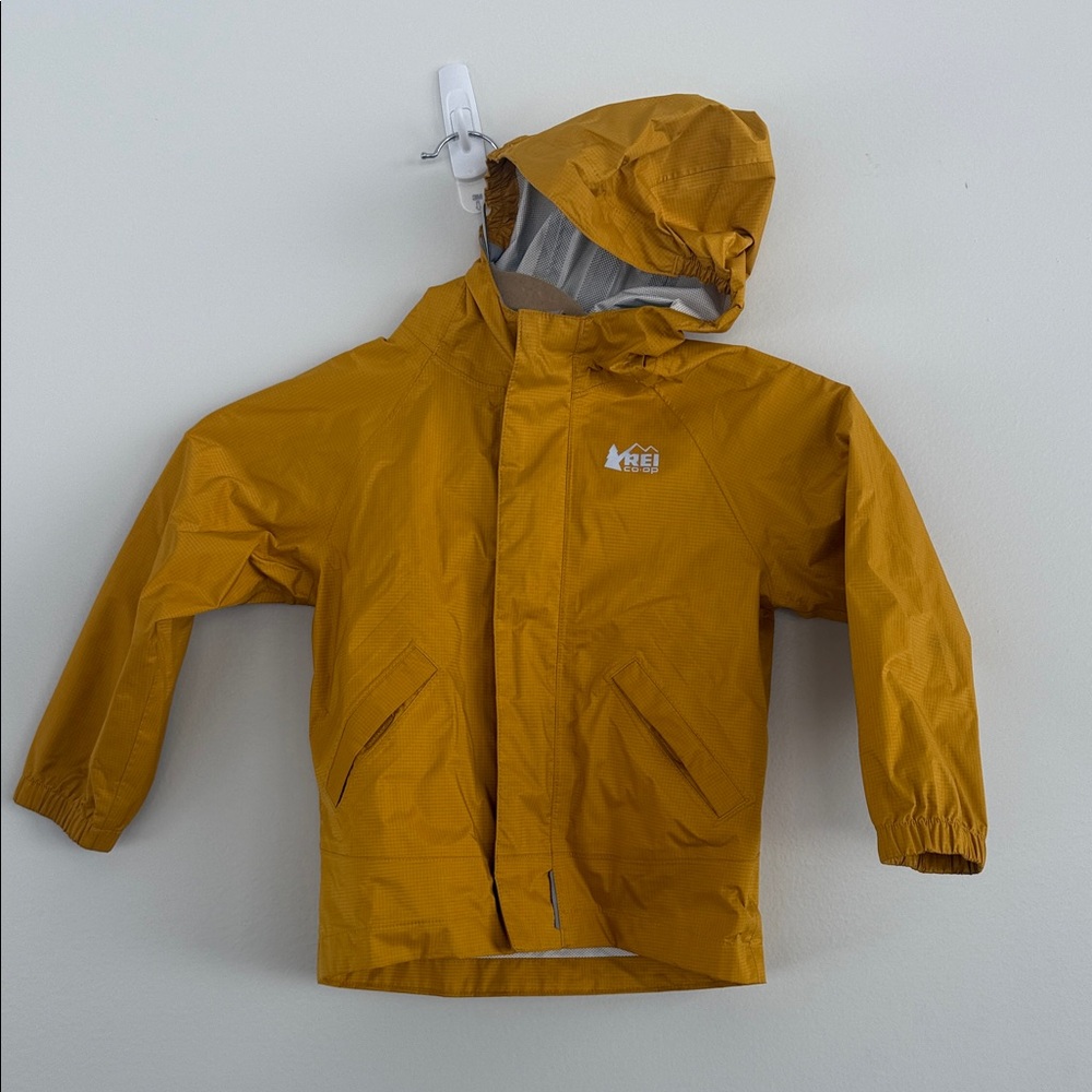 REI 3T Yellow Raincoat